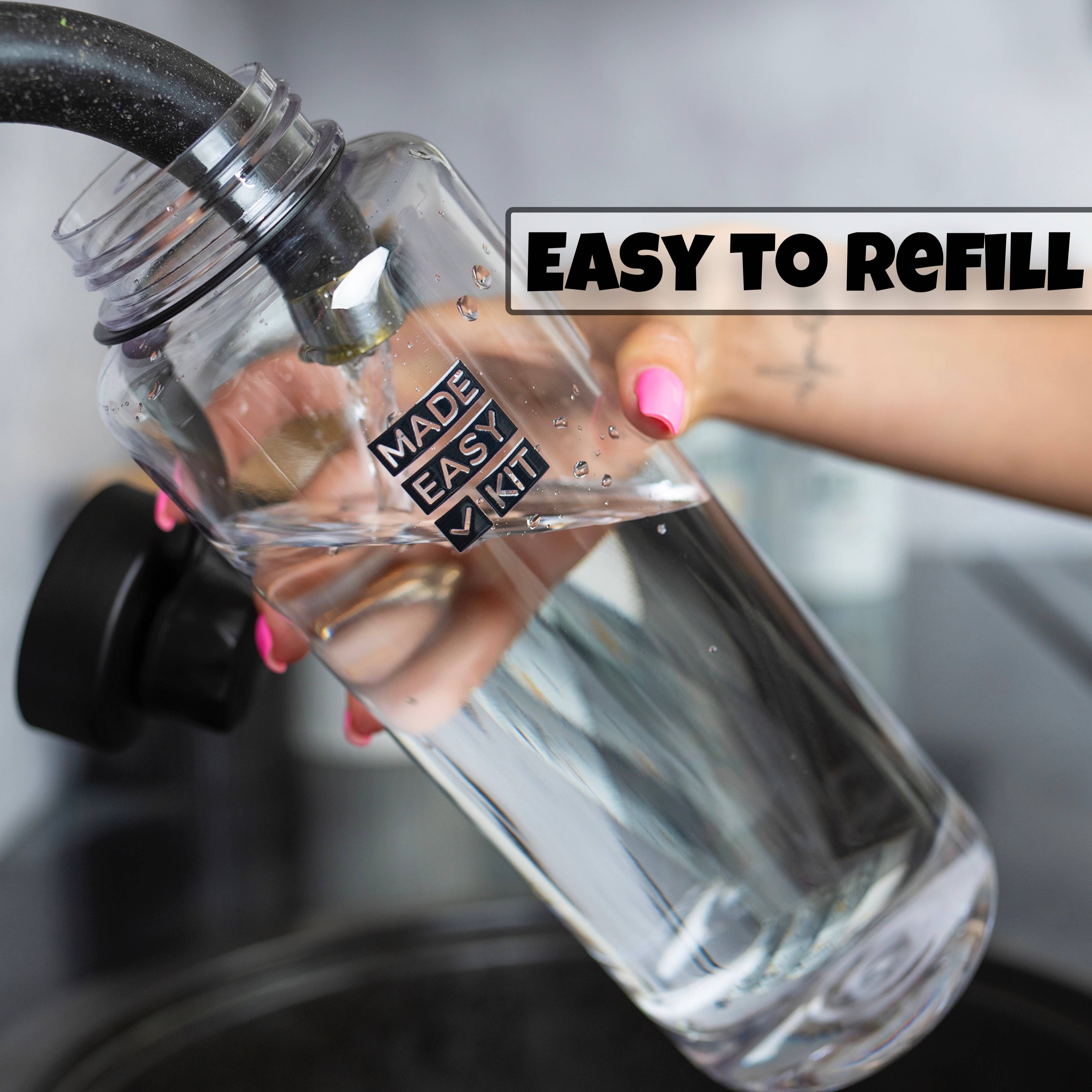 MADE EASY KIT - Vente Bouteilles d'eau - Bouteille d'eau en plastique Tritan Made Easy Kit, sans BPA9