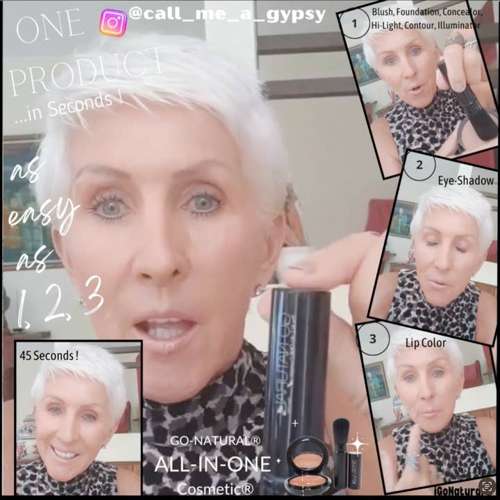 GO NATURAL® - Vente Palette de maquillage pour le teint - GO NATURAL® Les coffrets cadeaux cosmétiques TOUT-EN-UN® - Essai22