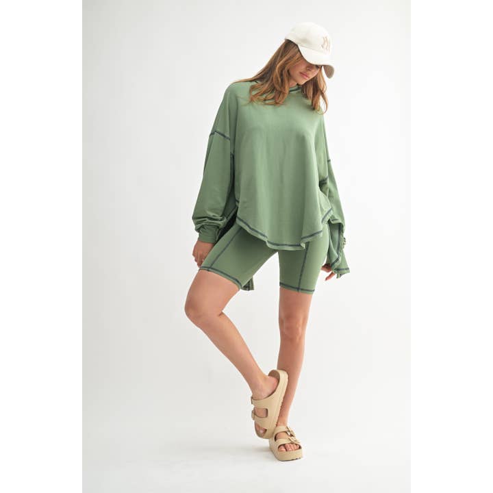 DORCAS - Wholesale Top & Short Set (NOT Loungewear) - Women's - HOODIE TOP AND SHORT SET3