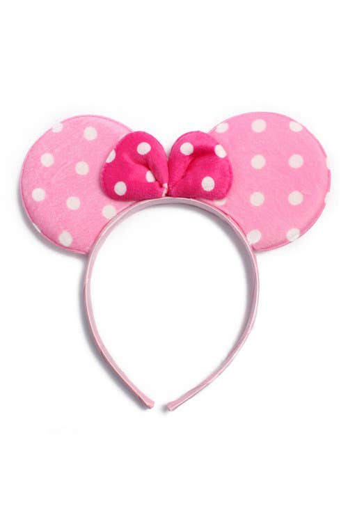 MYS Wholesale Inc - Wholesale Fashion Headband - Women's - Polka Dots Mouse Ear Hair Band0