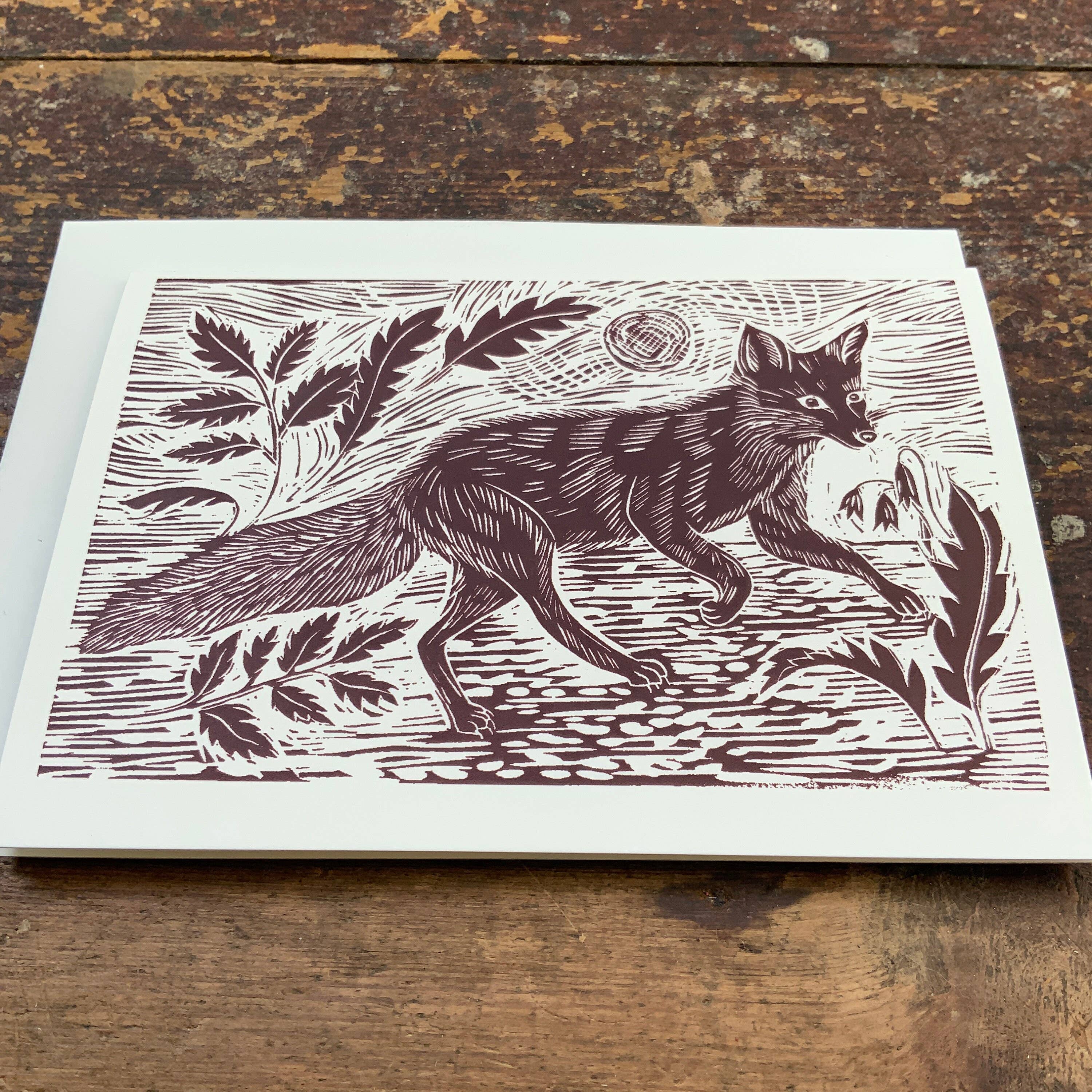 Vivienne Keable - Wholesale Everyday Greeting Card - Fox Art Card - Greeting Card - Birthday Card - Nature Card -3