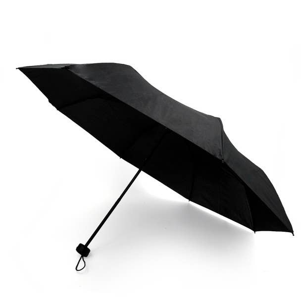 Selini New York - Vente Parapluie – unisexe - Parapluie de voyage compact noir