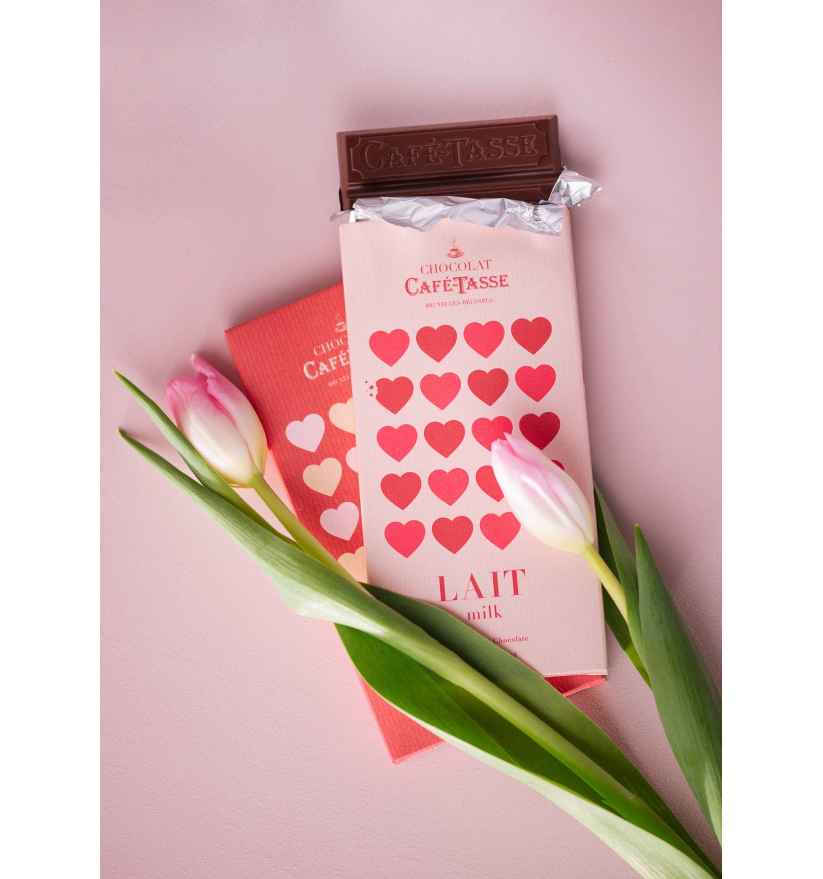 Café-Tasse - Wholesale Chocolade - LOVE Milk-tablet1