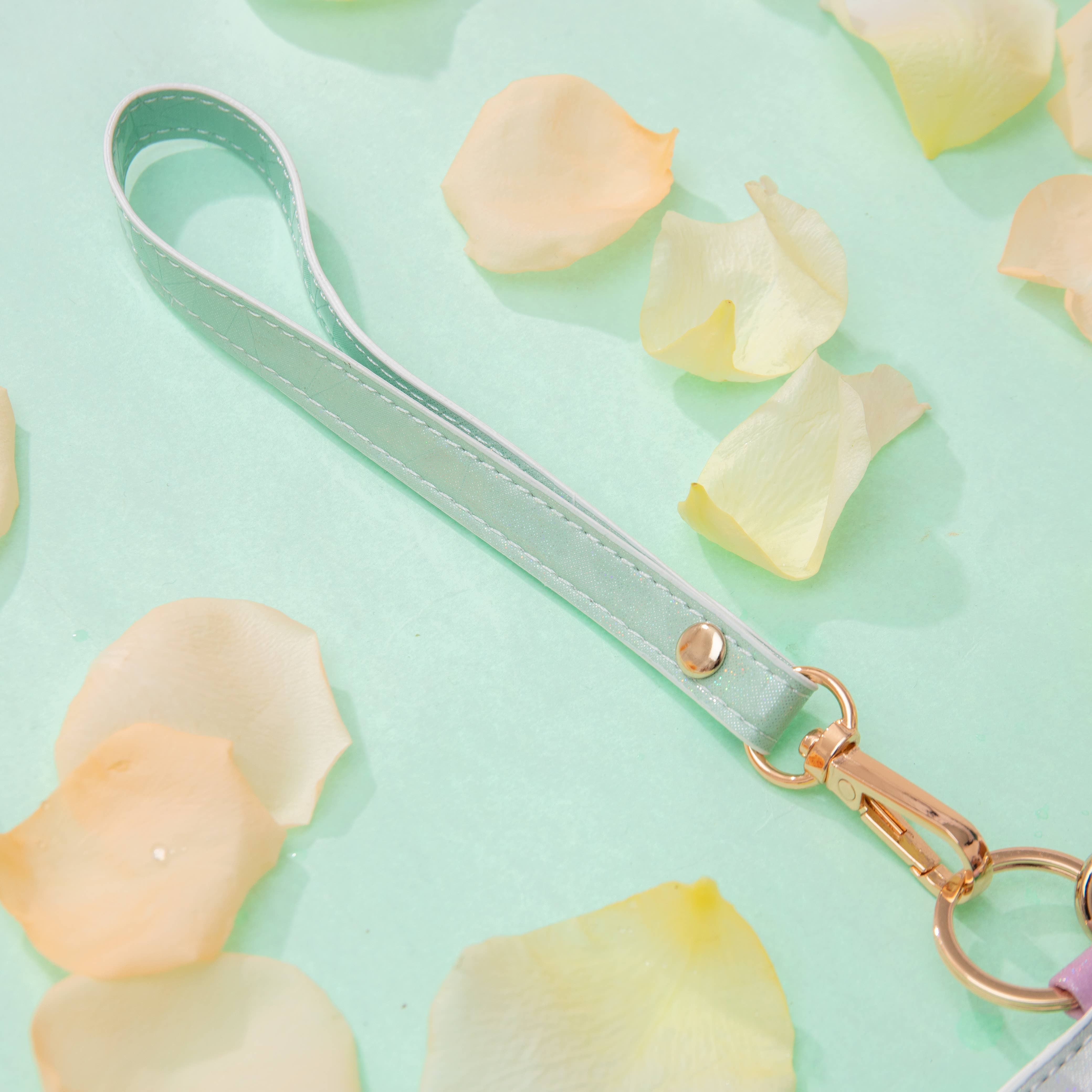 Sparkle Being – Carteira para cartões - Mulher por atacado – Carteira fina e elegante para cartões de pulso vegan em pele6