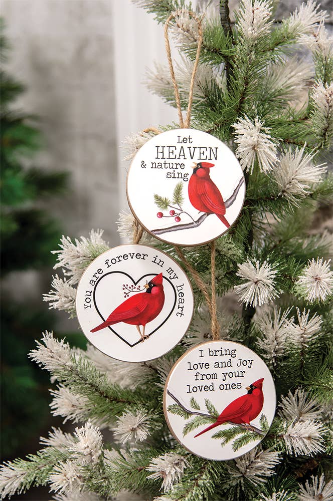 The Hearthside Collection - Wholesale Ornament Set - Heaven & Nature Sing Christmas Ornament, 3 Assorted1