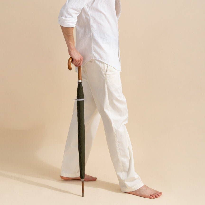 Heating & Plumbing London – wholesale Umbrella – Unisex – British Umbrella, Beech & Maple - Racing Green/Grey7