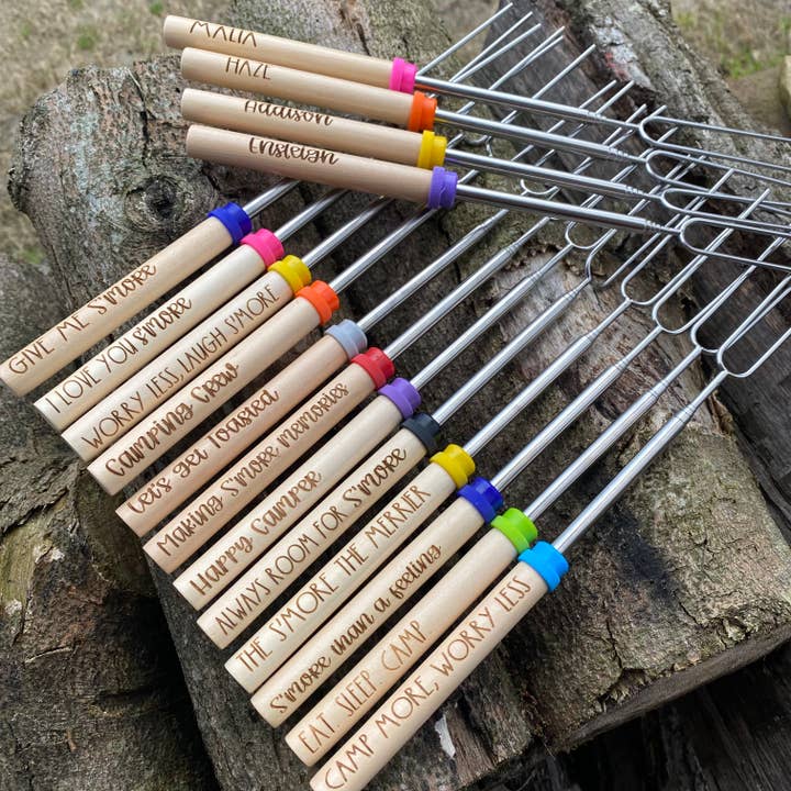 Infinity Cuts & Creations - Wholesale Roasting Stick - Campfire Sticks