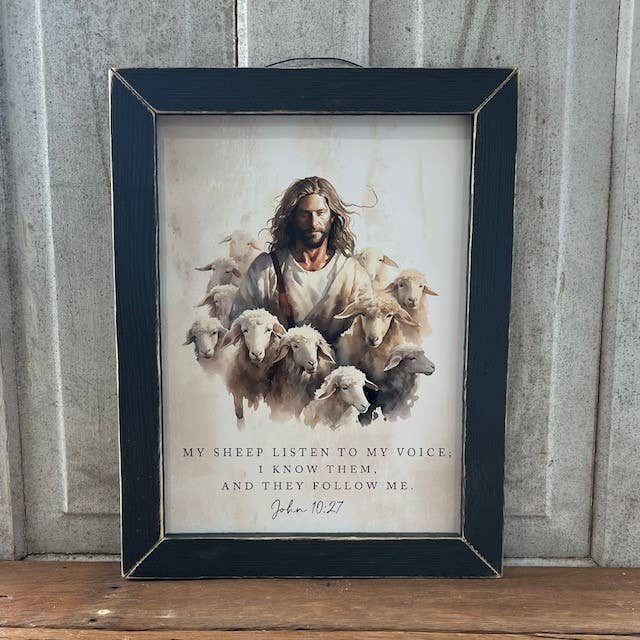 JanMichaels Art & Home - Wholesale Wall Sign - LUX1068 John 10:272