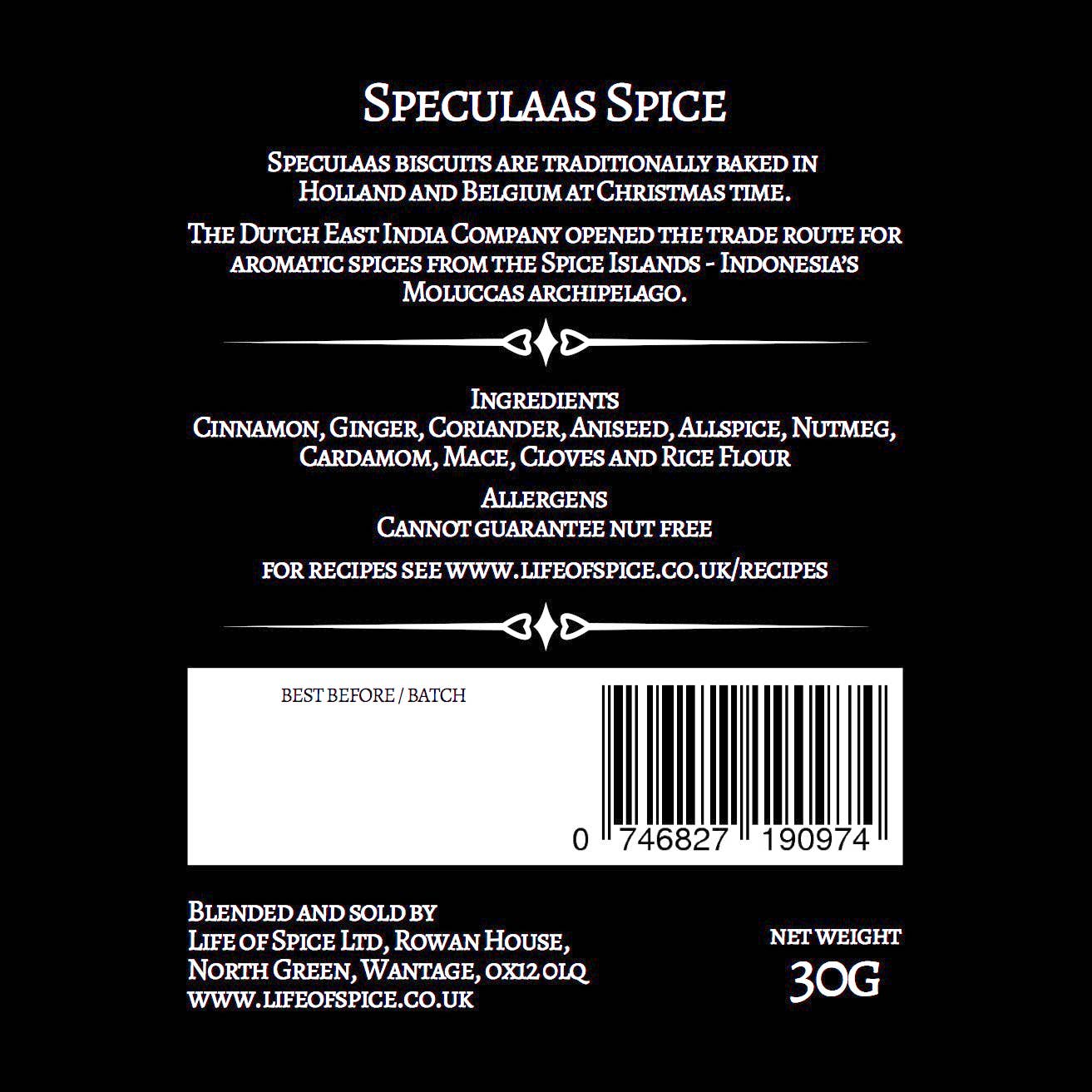 Life of Spice - Wholesale Gedroogde kruidenmix - Speculaas Spice2