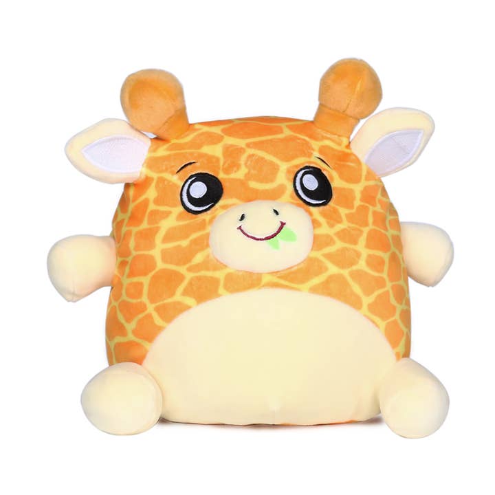 Grace the Giraffe Glow in the dark 7.5" Super Soft Plush Toy for wholesale by World Roller Toys
