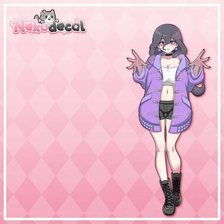 Nekodecal - Wholesale Phone & Laptop Stickers - Casual Waifu Stickers11