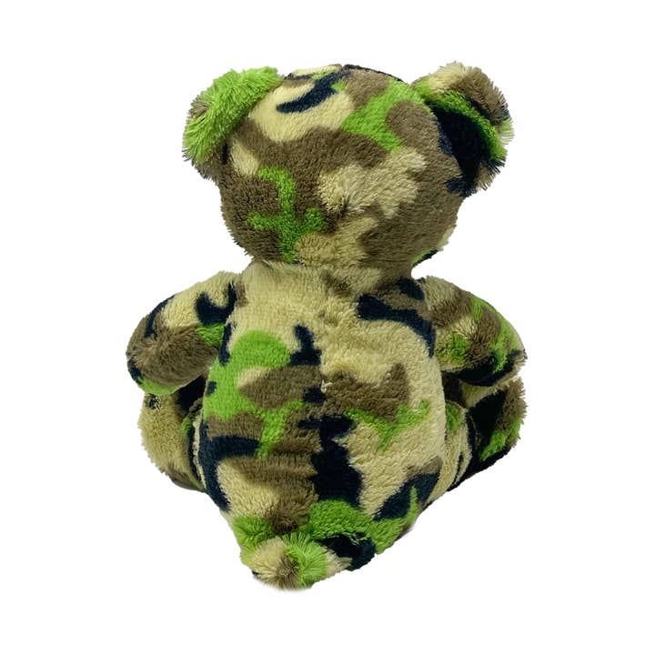 The RGU Group - Wholesale Stuffed/Plush Toy - Kids & Baby - 9" Green Camo Teddy Bear