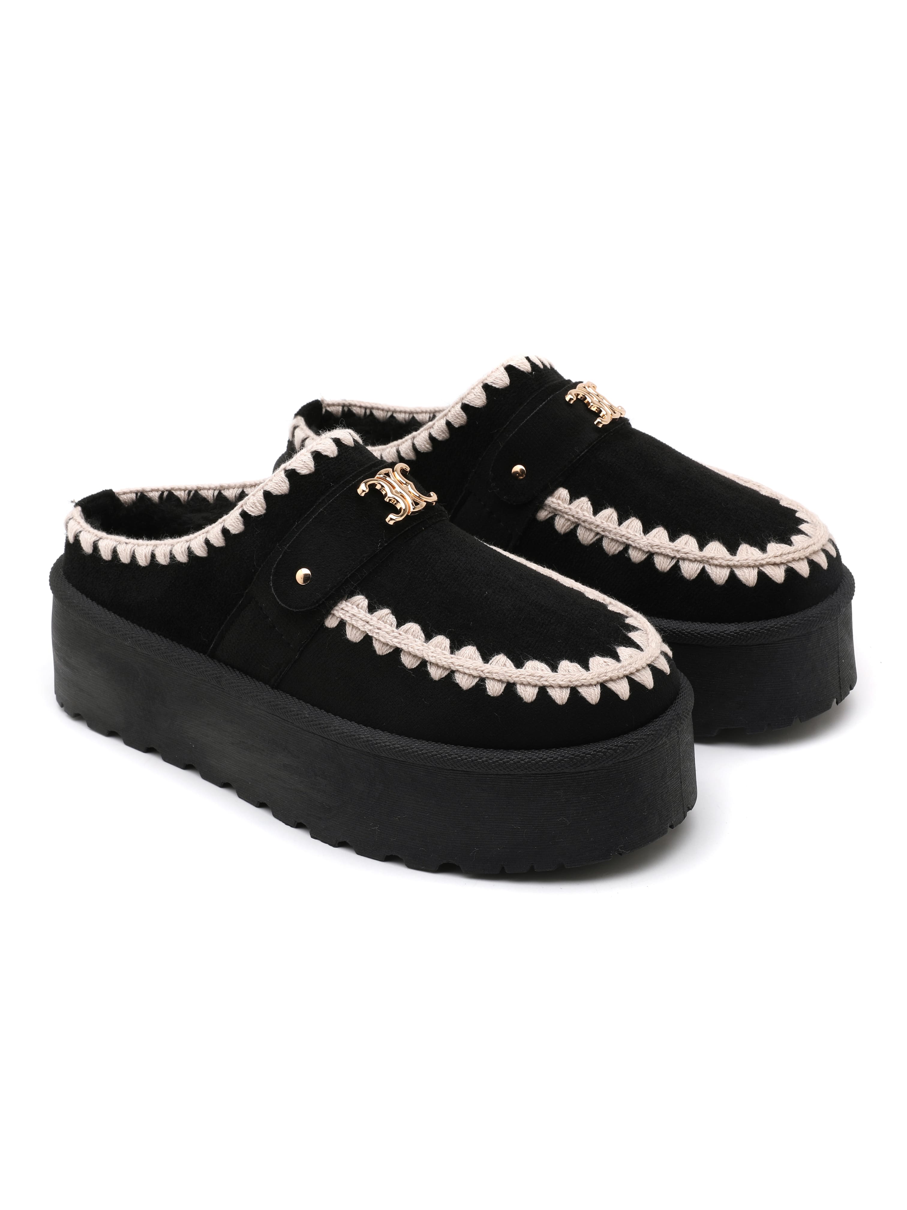 ISABAC – wholesale Tofflor - Dam – Stivaletti - 2088 Svart1