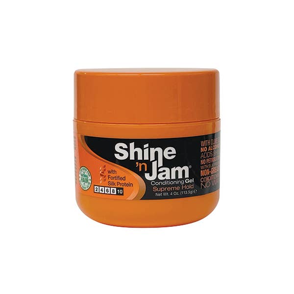Majestic Wholesale - Vente Gel/mousse de coiffage - GEL AMPRO SHINE N JAM SUPREME HOLD 4 OZ 8 OZ