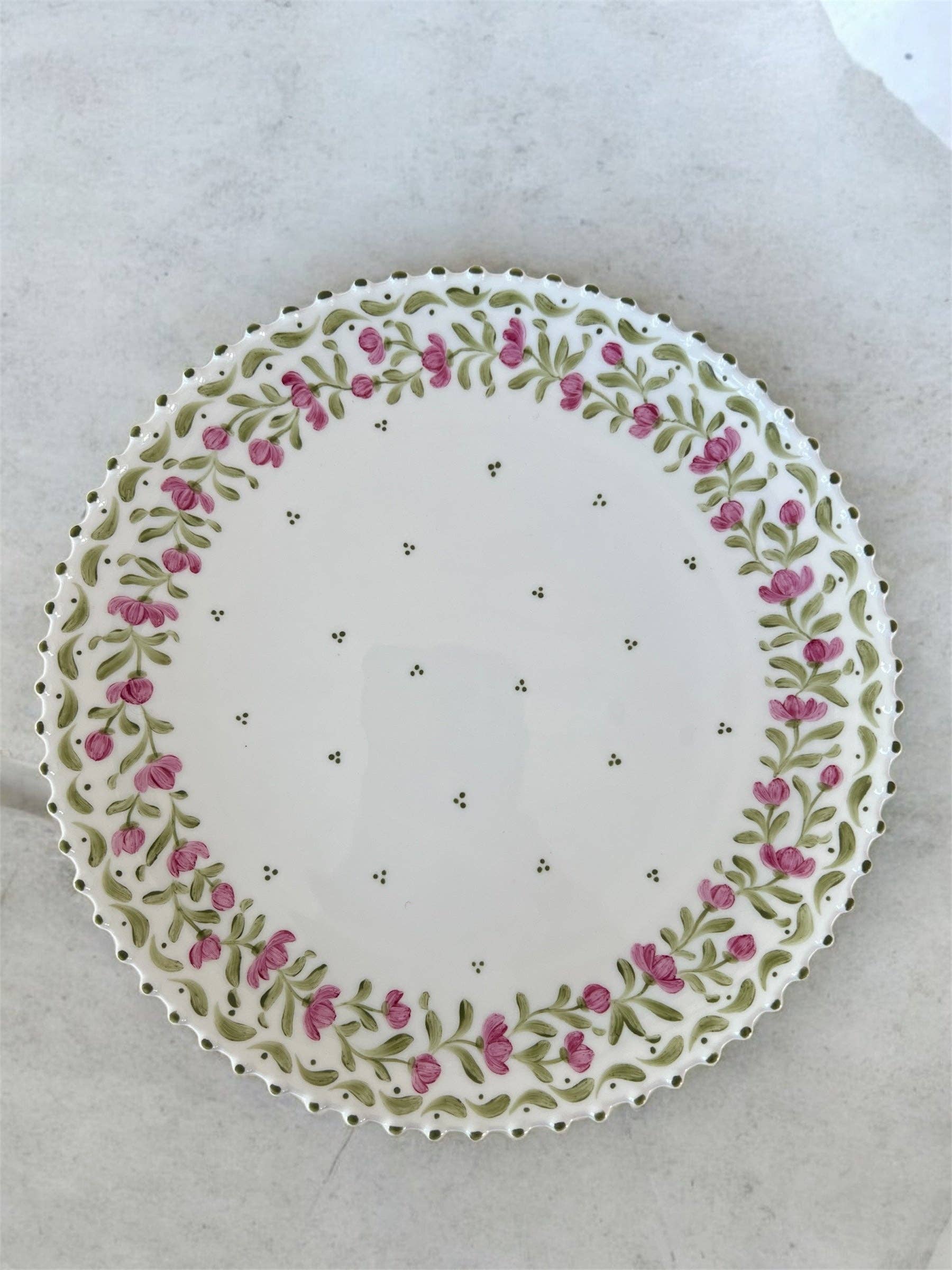 Cristina Cisneros – Engroshandel Middagstallerken – Håndmalede porcelænsmiddagsfade11