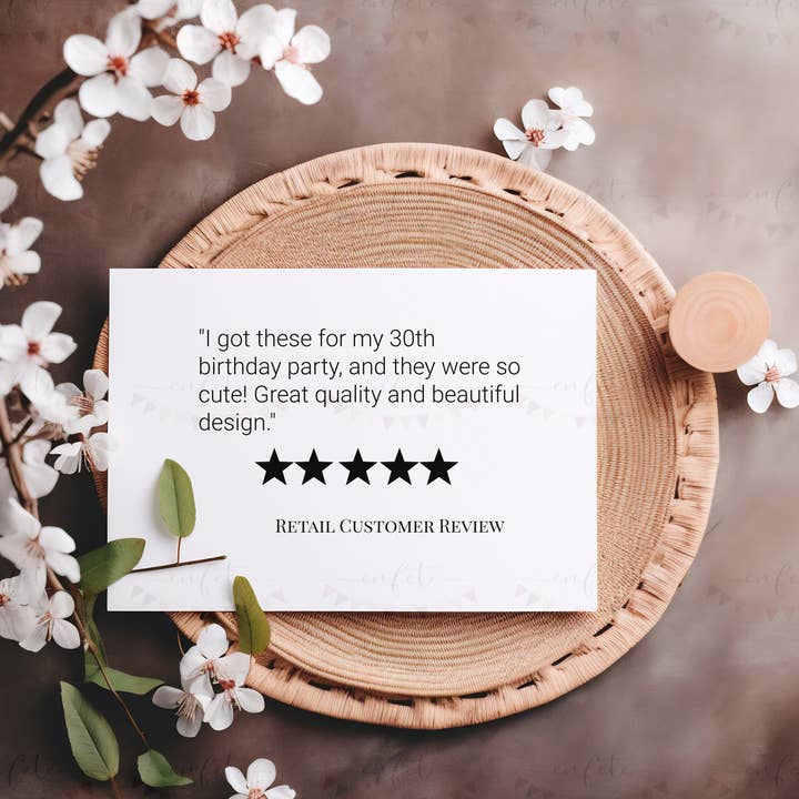 EnFete, LLC - Wholesale Disposable Napkin - Tini Bit Older Cocktail Napkins - Pink on White1