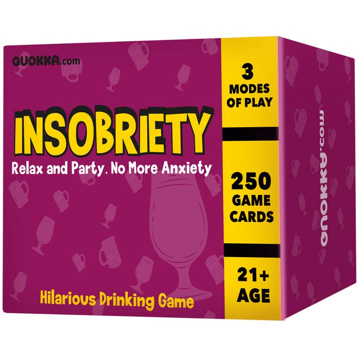 QUOKKA - Wholesale Card Game - Insobriety Fun Party Game for Adults | You Laugh You Loose
