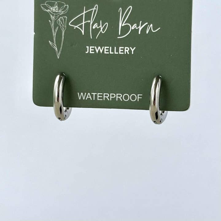 Tarnish Resistant Plain Huggies for wholesale by Flax Barn