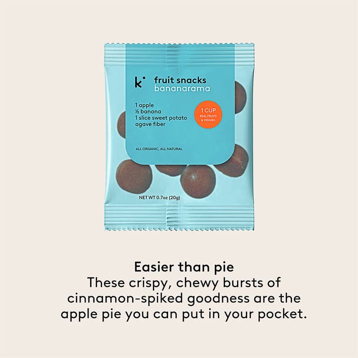 kencko - Wholesale Fruit Snacks - Bananarama Organic Natural Fruit Snacks (5-pack)3