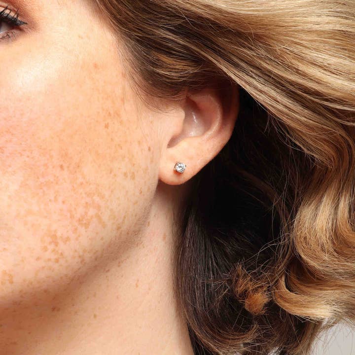 Marrin Costello - Wholesale Stud/Post Earrings - BLAIR STUDS 4mm - pave3