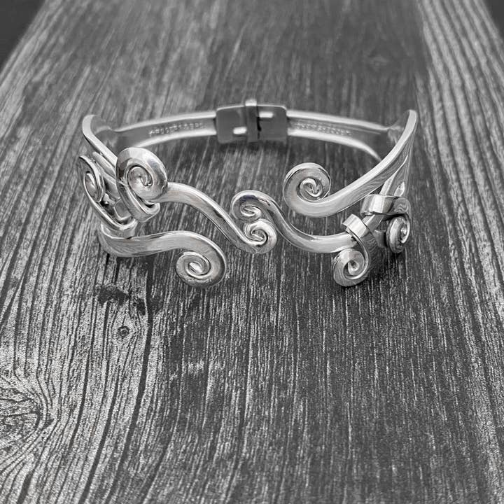 'Tidal' Premium Double Fork Bracelet for wholesale by Marchello Art