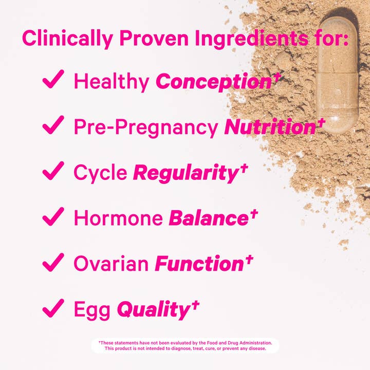 Pink Stork - Vente Supplément oral/vitamine - Soutien à la fertilité1