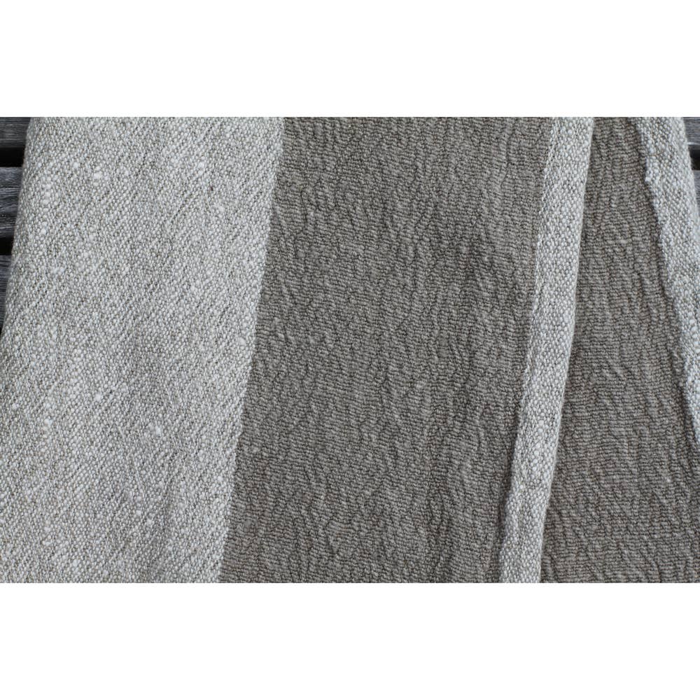LinenCasa - Wholesale Hand Towel - Linen Guest Towel – Textured – Natural Light Natural Blocks4