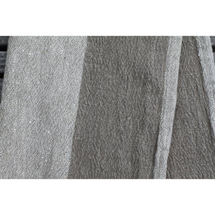 LinenCasa - Wholesale Hand Towel - Linen Guest Towel – Textured – Natural Light Natural Blocks4