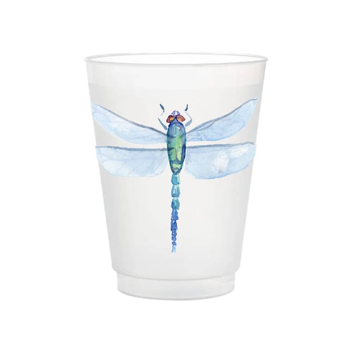 Taylor Paladino - Wholesale Disposable Cup - Dragonfly Frosted Cups | Set of 6