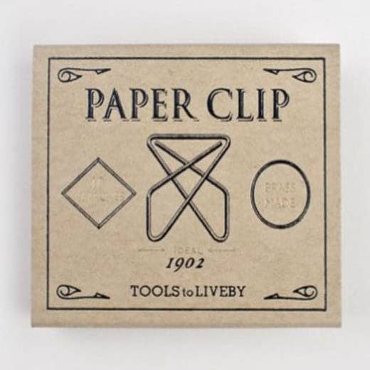 Notable Designs (UK) – wholesale Paperclip – Tools to Live By Brass Clips (Ideal)0