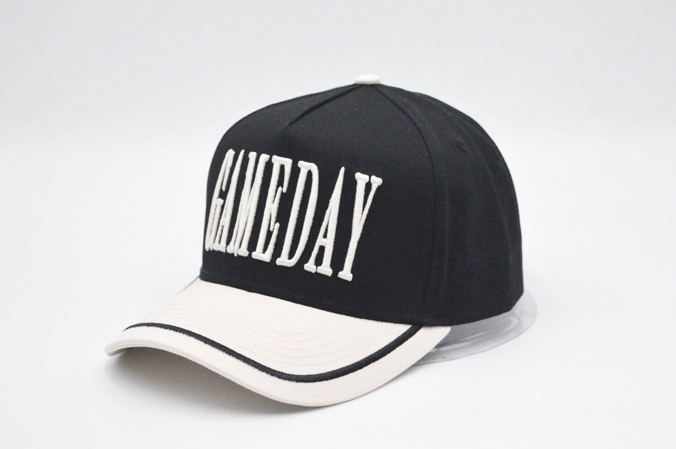 Black GAMEDAY Vintage Trucker Hat-Black for wholesale on Faire2