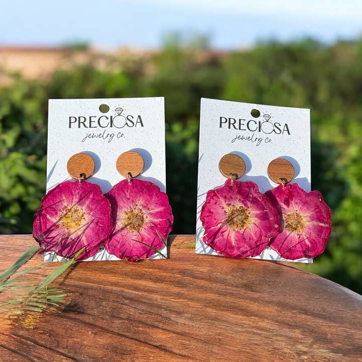 Boucles d'oreilles Rose pour la vente par Preciosa Jewelry Co.