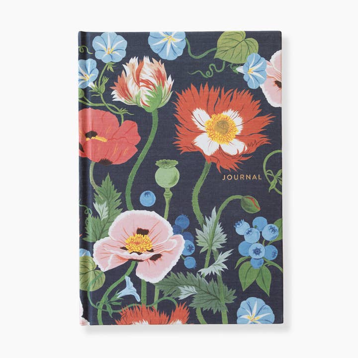 Botanica Paper Co. - Wholesale Dagboek/agenda - POPPY GARDEN | IN LINNEN GEBONDEN DAGBOEK