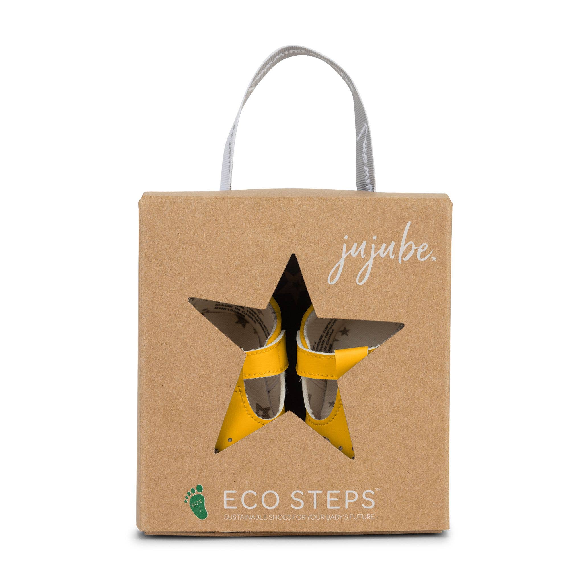 JuJuBe - Wholesale Crib Shoes - Baby - Eco Steps - Mary Jane Sunflower Yellow6