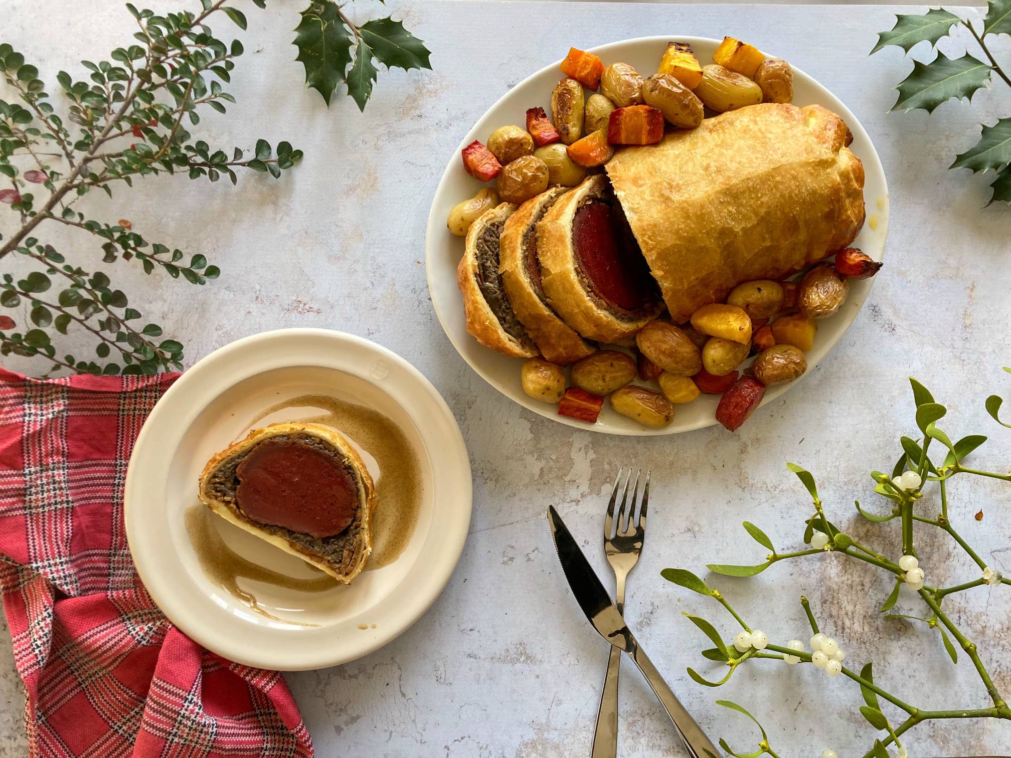 Veggie Deli - Venta al por mayor Comida preparada de larga conservación - Rollo pas-boeuf, alternativa firme y sabrosa al asado de res1