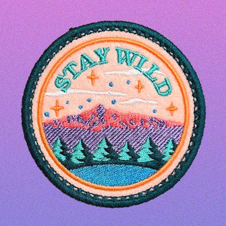 Stay Wild Patch pour la vente par The Space Bureau