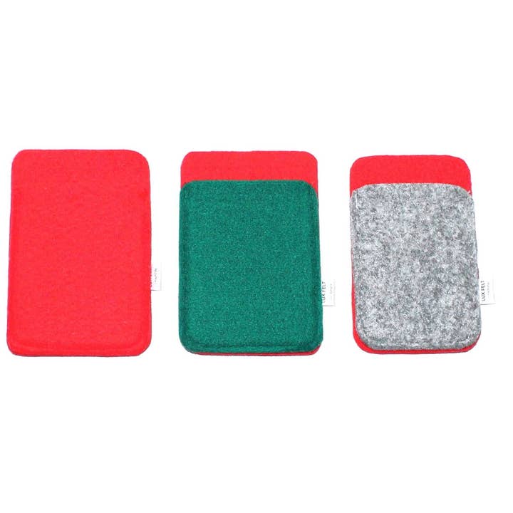 Cardholder Red+ for wholesale by Lux Felt London