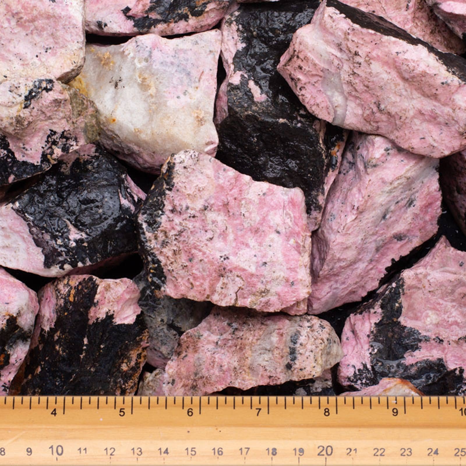 Fantasia Mining – wholesale Andlig sten/kristall – Rå Rhodonit från Peru – Naturliga stenar (1 lb)2