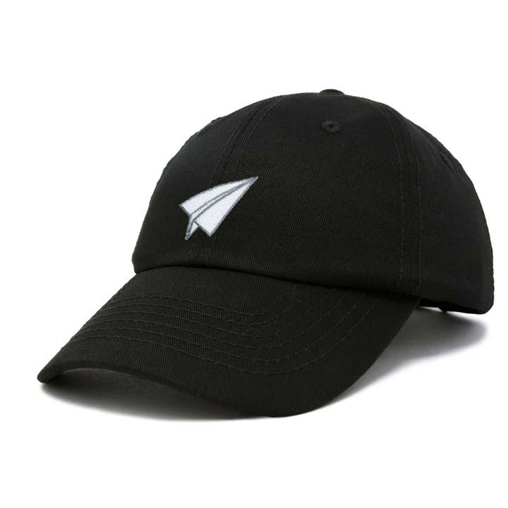 Dalix - Wholesale Baseball Cap - Unisex - DALIX Paper Plane Hat Embroidered Mens Womens Baseball Cap
