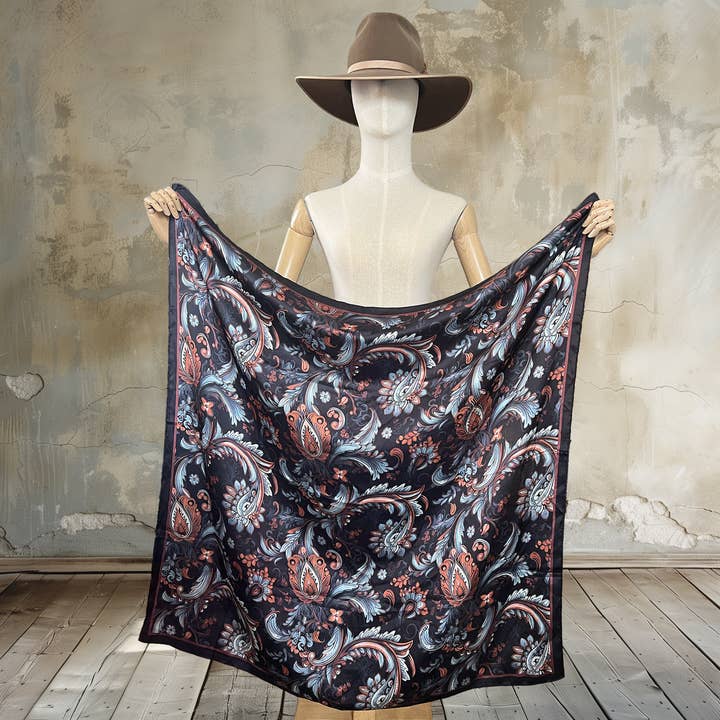 Paisley Enigma Wild Rag for wholesale by Eliza Singer