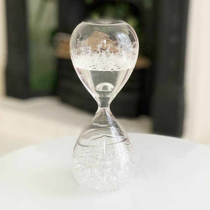 RACHA - Wholesale Decorative Tabletop Object - Water bubble hourglass0