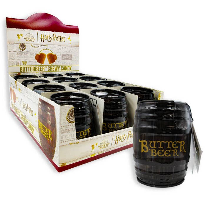 I Got Your Candy - Wholesale Hard Candy - Harry Potter Butter Beer Barrel Chewy Candy Tin 1.5oz - 24ct