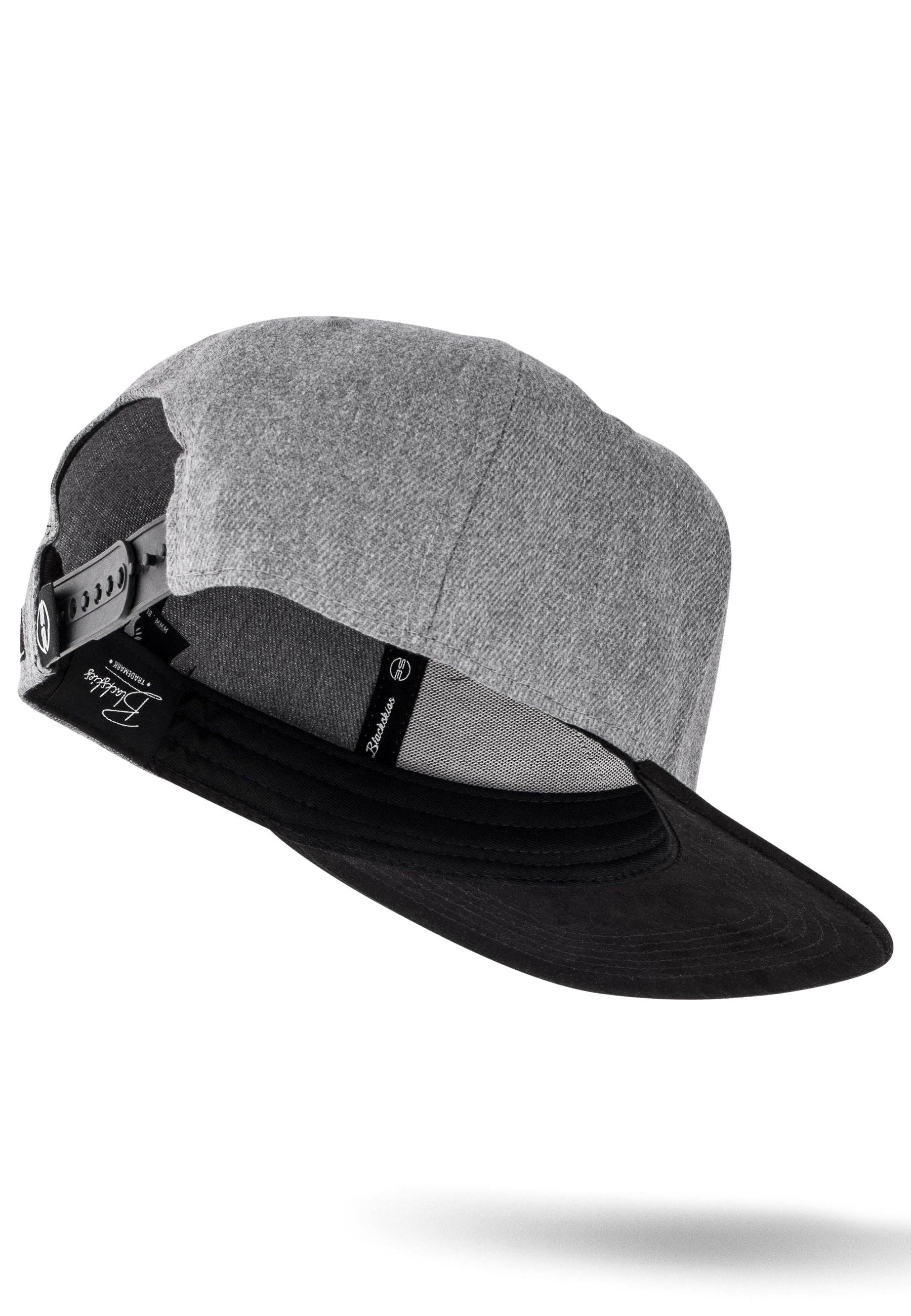 Blackskies - Wholesale Flat Brim Cap - Men's - Porto Alegre Snapback Cap - Gray-Black2