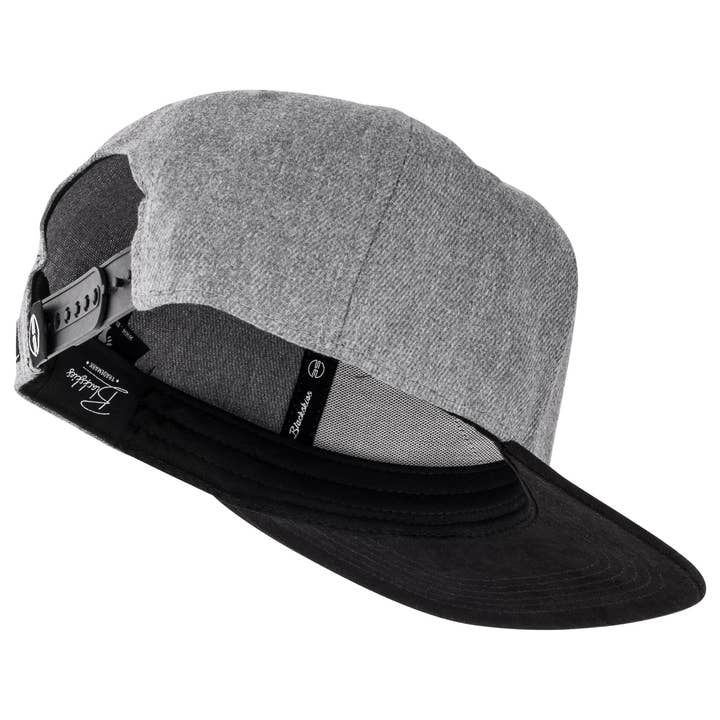 Blackskies - Wholesale Flat Brim Cap - Men's - Porto Alegre Snapback Cap - Gray-Black2