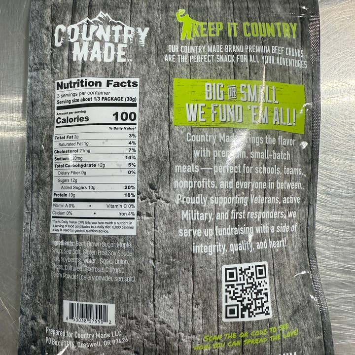 Country Made - Wholesale Jerky - Original Flavored Jerky1