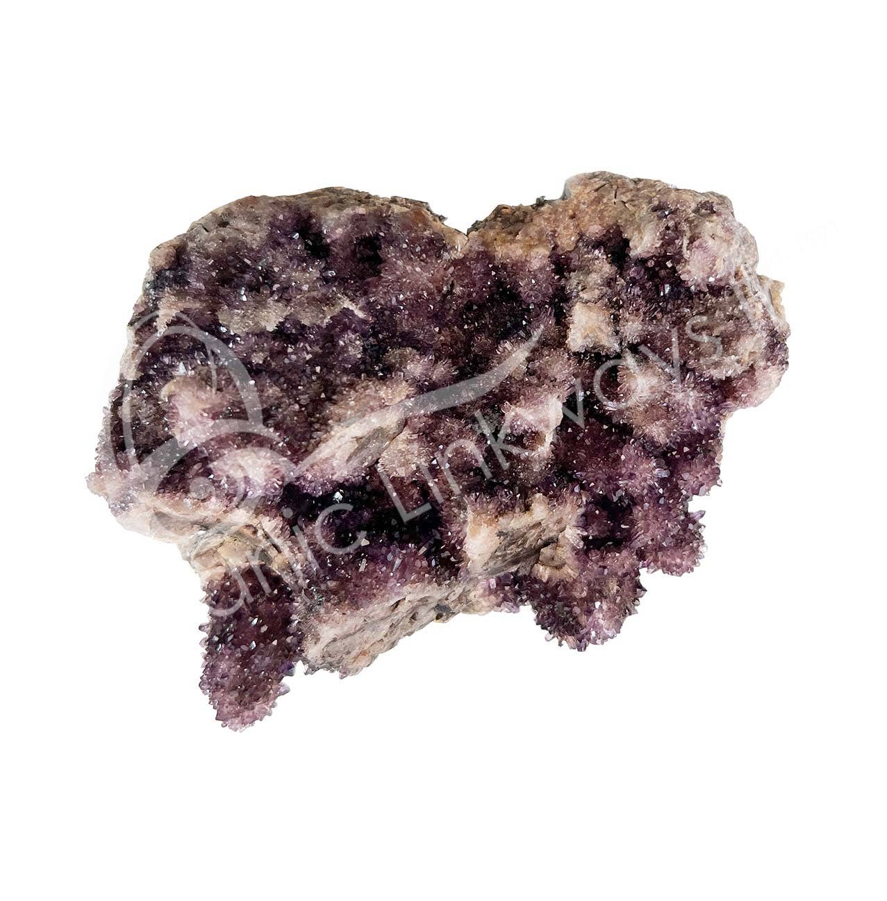 Oceanic Linkways Inc – Großhandel Spiritueller Stein/Kristall – DRUSE - AMETHYST, TÜRKISCHE B-QUALITÄT, 0,5-4" (KG)2