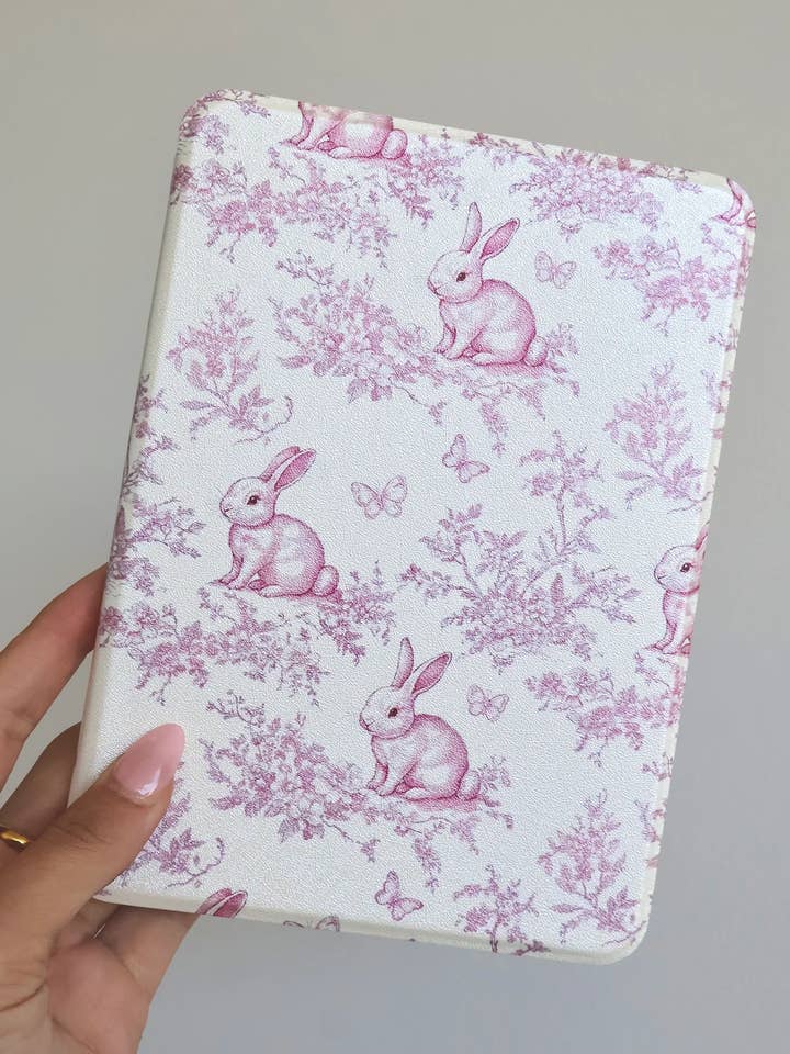 Florales Hasen Kindle-Etui für den Großhandel von Books With Jess