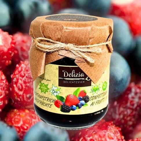 Confettura “Frutti Di Bosco” per la vendita all'ingrosso da parte di Delizia Delikatessen