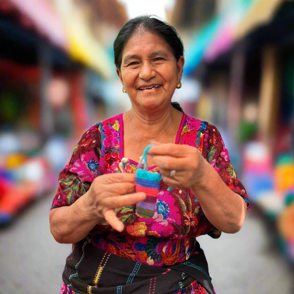 Lumily - Wholesale Doll - Kids - Worry Doll Crochet Pouch with Four Dolls - Guatemala8