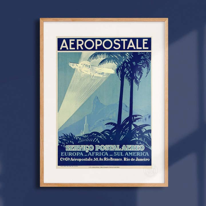 Cartaz Air France / Serviço Postal Aero Europa - AFL1176 por atacado de Oneart